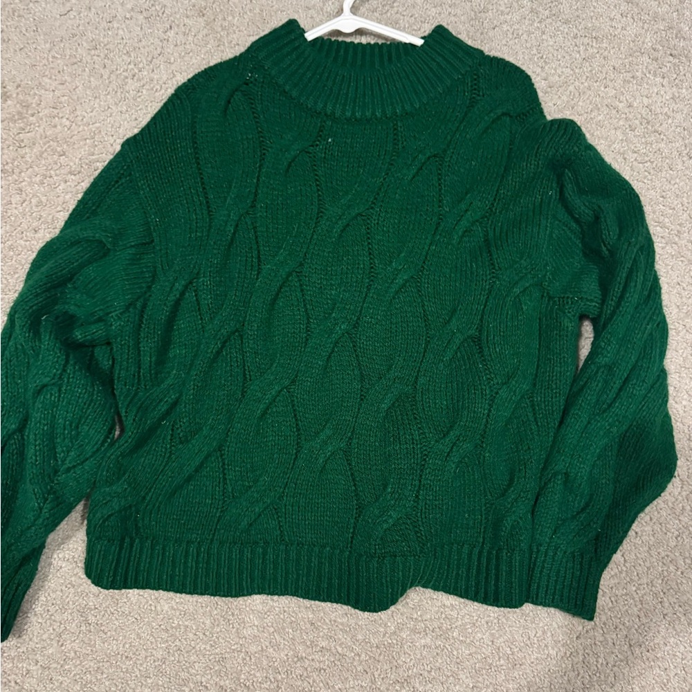 H&M Emerald Green Turtleneck Sweater
